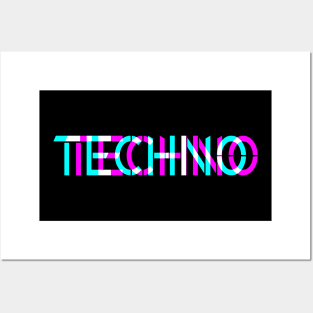 Techno 3 D look Posters and Art